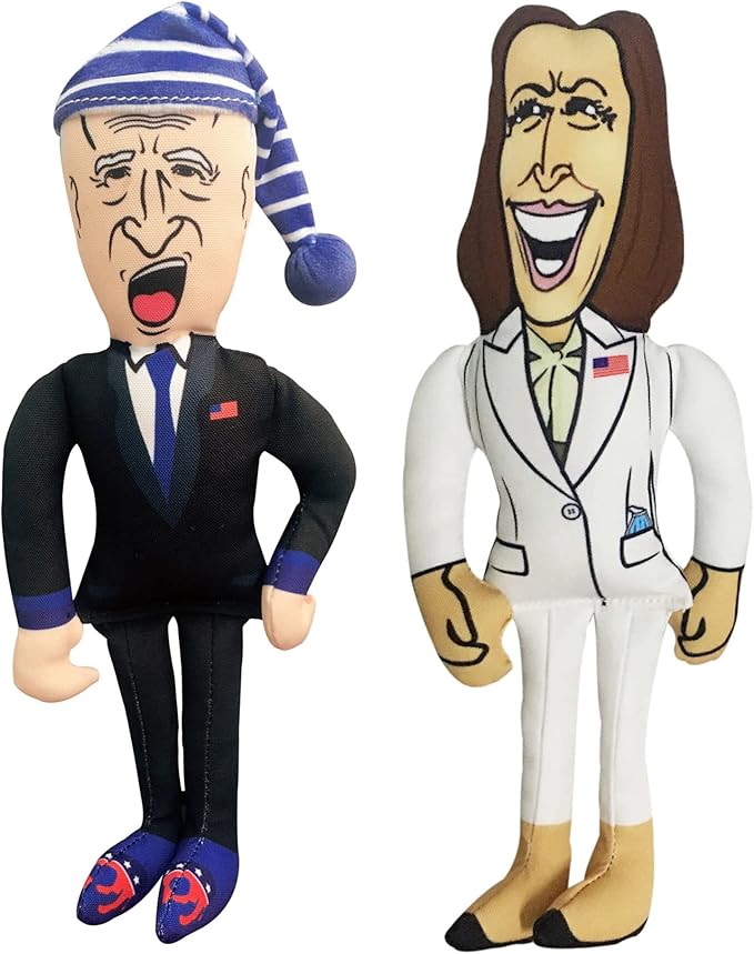 Republican Dogs Sleepy Joe Biden and Kamala Harris Chew Toy Bundle