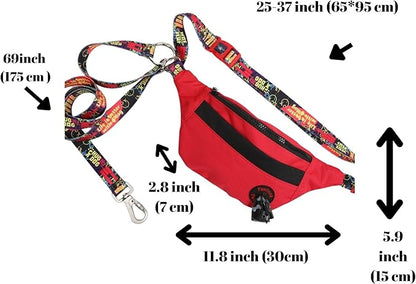 Pawlook Hands-Free Dog Walking Belt Bag
