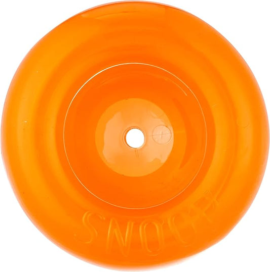 Outward Hound by Planet Dog Snoop Dog Toy – Treat‑Dispenser Puzzle Ball, Interactive Slow Feeder, Medium to Large Dogs, Bouncy & Mint-Infused, Orange, 5"