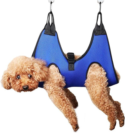 Cat Grooming Hammock Bathing Pet Supplies Skin Friendly Trimming Anti Scratch Bite Adjustable Helper Mesh Cloth Fixed Bag for, M