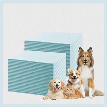 GWT Puppy Pads for Dog, Leak-Proof Changing Pad, 22"x22" [50 Pads] Pee Pads for Dogs, Ultra Absorbent 5-Layer Dog Pads for Potty Cat Training, Dog Pee Pads, Puppy Pads for All Pets