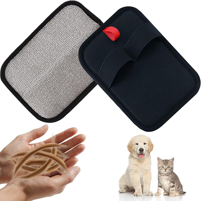 Pet Hair Removal Glove,Reusable Electrostatic Pet Hair Remover,Upgrade Efficient Pet Grooming Gloves for Hair Remover for Cats & Dogs