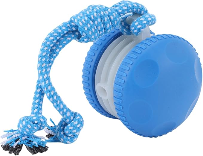 Interactive Dog Toy, Random Electric Automatic Moving and Rolling Ball with Rope, for Small Medium Large Dogs