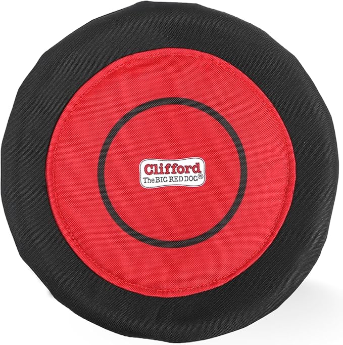Clifford® Flying Disc Frisbee Dog Toy for Aggressive Chewers | 9.25" Durable Dog Frisbee | Quality, Strong Nylon Frisbee for Dogs for Fetch, Toss and Tug