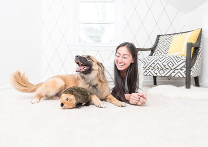 ZippyPaws Hedgehog - Dog Squeaky Toys to Keep Them Busy, Cute Plush for Small, Medium, & Large Dogs, Stuffed Puppy Toy, Pet Products, Gift for All Breeds, Interactive Squeaker