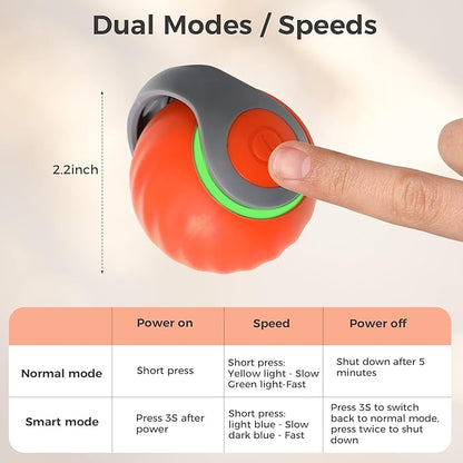 Automatic Interactive Cat Toy Ball with 3 Tails，Rechargeable Moving Cat Toy for Indoor Cats，Cat Toys Balls for Indoor Cats|Fun Interactive Cat Toys & Perfect Cat Gifts，cat ChaCe Toy，Motion Activated