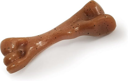 Nylabone Gourmet Style Femur Bone Strong Chew Toy for Puppies, Soothing Puppy Teething Toys, Puppy Enrichment, Bacon Flavor, Small Dogs - Up to 25 Ibs, 1 Count
