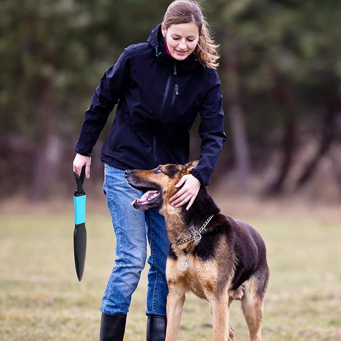 BBTO 2 Pcs Dog Break Stick Bite Sticks Doggy Fight Stopper Break Sticks Dog Fight Training Pet Stick Chew Toys for German Shepherd Strong Small Medium Large Dogs, Blue