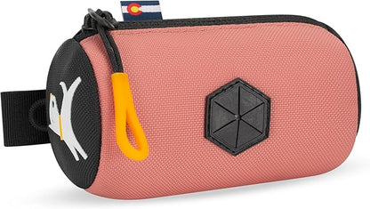 OllyDog Scoop Pick Up | Dog Poop Bag Holder | Lightweight & Water-Resistant Dispenser | Leash Attachment for Hands-Free Carry | Fits Standard Waste Bag Rolls (Desert)
