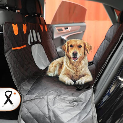 CBBPET Dog Car Seat Covers (Dog Paw)