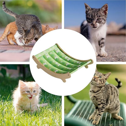 Pet Summer Cooling Chair – Cat Recliner Mat, Ice Nest Hammock, Cooling Sofa Cradle | Lightweight Breathable Design Relaxing Bed for Cats Kittens Indoor Use
