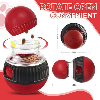 Ansoniser Interactive cat treat dispenser toy ball dispensing for cats interactive feeder toys indoor puzzle cats slow food puzzlesControl Diet& Reduce Boredom increase fun(All Breeds)