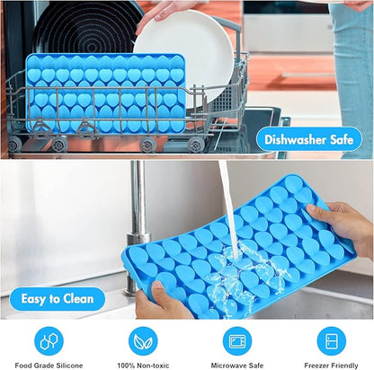 Silicone Snuffle Mat for Large Dogs, Dog Lick Mat Slow Feeder, Pet Licking Treat Mat with Suction Cups for Smell Training Slow Eating, XL Blue