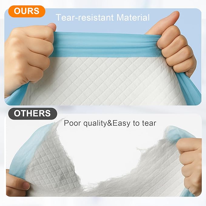 Puppy Pee Pads for Dogs 51"x36" 40 Count, Extra Large Dog Pee Pads, XXXXL Leak-Proof & Super Absorbent Dog Pee Pads, Thicken Disposable Potty Pads Puppy Training Pads for Cats Rabbits