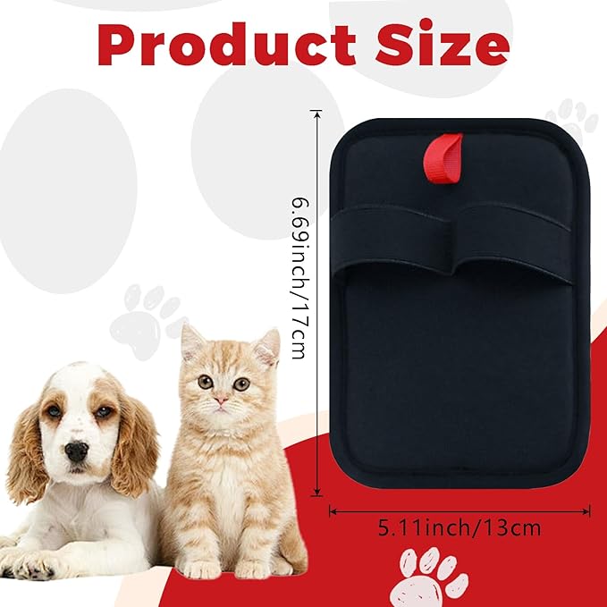 Pet Hair Removal Glove,Reusable Electrostatic Pet Hair Remover,Upgrade Efficient Pet Grooming Gloves for Hair Remover for Cats & Dogs