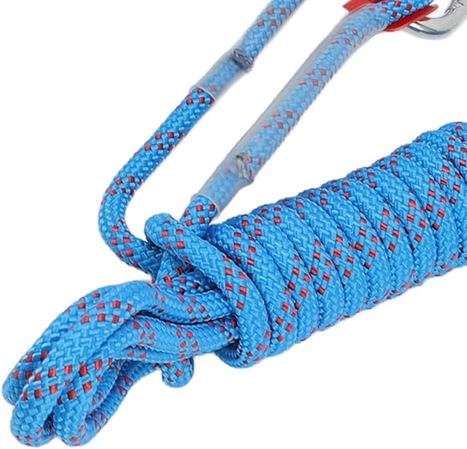 Asixxsix Spring Pole Dog Rope Toy, 16.4ft Stainless Steel Rustproof Outdoor Bungee Hanging Toy and Muscle Builder Interactive Dog Tug Toy for Small Medium Large Dogs