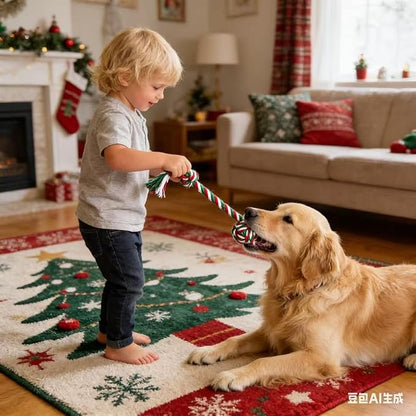 Pet Rope Toys (Small Christmas Colors 6pcs)