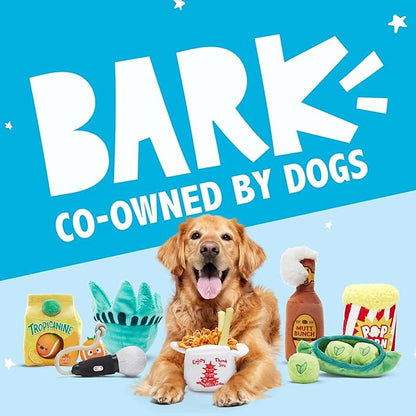 Barkbox Dine & Dash Dog Toy Bundle – Squeaky Dog Toys – Plush Dog Toys – Puppy and Pet Toys for Small Dogs