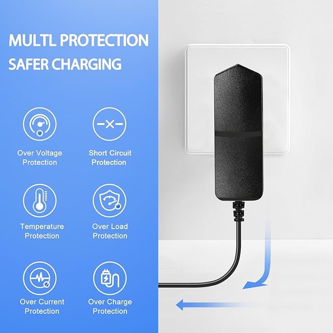 15V 1A DC Power Supply Adapter Charger Cable Compatible with Litter Robot 3,Litter Robot Power Supply Self-Cleaning Cat Litter Boxes and More