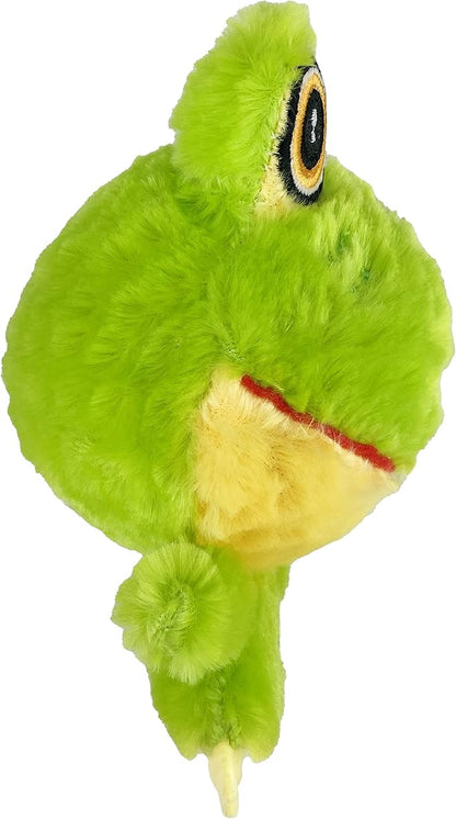 Multipet 43233-1 Knobby Noggins Frog Dog Toy