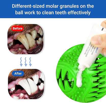 Dog Toys Treat Food Dispensing Ball with Suction Cup for Aggressive Chewer, Tug of War for Pets, Puppy Toys for Teething, Puzzle, Treat Food Dispensing, Pet Chew Tug of War for Medium Dogs (Green)