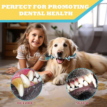 60 Pcs Multi-Color Knot Rope Dog Chew Toys - Bulk Puppy Tug-of-War Toys, Durable Chew Ropes for Small & Medium Dogs, Interactive Pet Play Accessories