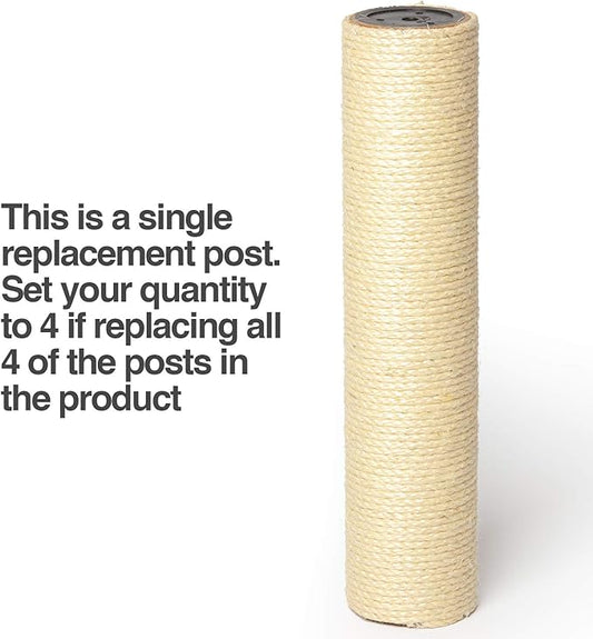 PetFusion Ultimate Cat Window Climbing Perch Replacement Post (1 of 3) for Cat Window Perch