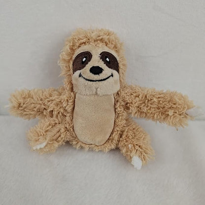 Glow Pups Sloth Dog Toy, Dog Squeaky Toy, Tree with Hide and Squeak Plush Toys for Dogs, Toy, Puzzle Toy for Small and Medium Size Dogs. (3 Pack: Replacement Animals, Sloth)