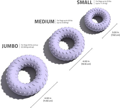 Playology Dog Toys | Dual Layer Ring Durable Chew Toy for Aggressive Chewers | Medium Lamb Scented Toy - Easy to Clean and Made from Non Toxic Materials
