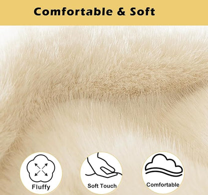 LWFCOEE Pet Stroller Pad for Small Medium Dogs, Ultra Soft Cat Dog Stroller Mattress Mat 21"X12" Folding Removable Pet Carrier Strolling Cart Pad Cushion, Beige
