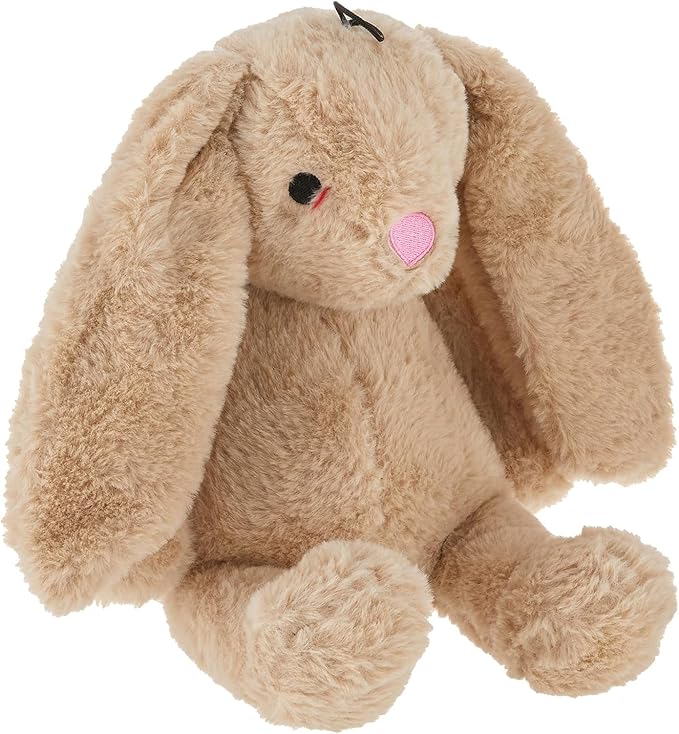 Pet Lou 15-Inch Rabbit Dog Squeak Toys, Durable Plush with Crinkle Interactive Dog Toy, Not for Heavy Aggressive Chewers, Colossal Dog Chew Toys