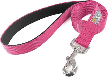 Basic Dog Leashes 6 FT Padded Handle Nylon Dogs Leashes for Medium Dogs Hot Pink