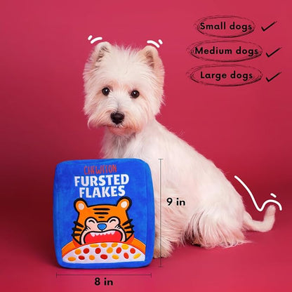 CHEWFFON Interactive Dog Toys, Enrichment Snuffle Crinkle Treat Puzzle Toys for Boredom and Mental Stimulating, Nose Work Cereals Dog Toy for Small, Medium and Large Dogs
