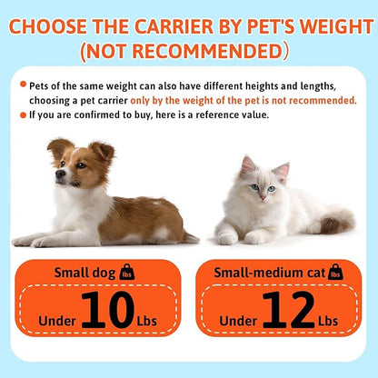 Petskd Top-Expandable Pet Carrier 18x13x9.5 Inches Southwest Airline Approved, Soft-Sided Carrier for Small Cats and Dogs with Locking Safety Zippers and Anti-Scratch Mesh(Grey)
