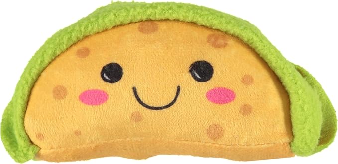 Cudlie 3 Pack Plush Dog Chew Toys – Soft Squeaky Puppy Toys for Small Dogs– 4" Durable, Cute & Safe Pet Toy Gift Set (Food, Fruit, Farm, Zoo & Safari Animal Themes)
