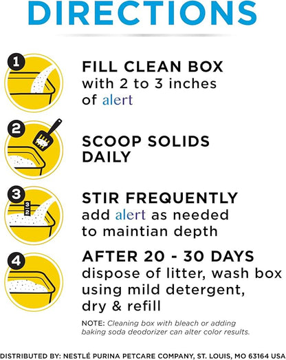 Purina Tidy Cats Tidy Care Alert Cat Health Monitoring Non Clumping Cat Litter with Silica Crystals - 8 Pound (Pack of 1)