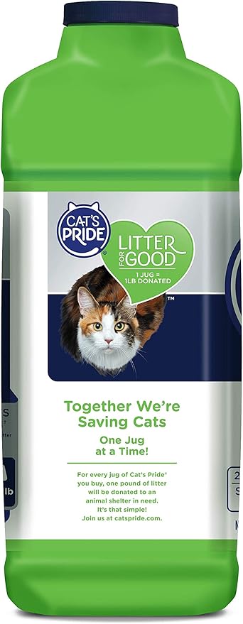 Cat's Pride Max Power: Bacterial Odor Control - Up to 10 Days of Powerful Odor Control - Strong Clumping - 99% Dust Free - Multi-Cat Litter, Scented, 15 Pounds (Pack of 2)