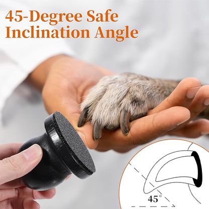 Dog Nail File with Replaceable Filing Disc Dog Nail File Scratch Board Replaceable Sandpaper Stress Free Nails Filing Dogs Trainning Accessories for Smooth and Healthy Nails