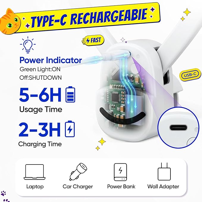 Interactive Cat Toys for Indoor Cats Automatic Electric Flying Bird Feather Mouse Toy - Best Kitten & Adult Cat Enrichment Mouse cat Toy Hanging Electric Kitty Toys for Bored Cats