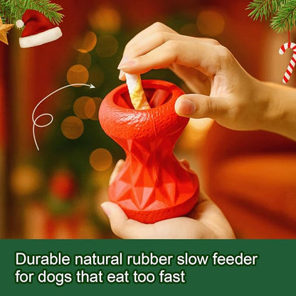 Dog Toys for Large Dogs – Durable Rubber Chew Toy for Aggressive Chewers,Interactive Treat Dispensing Puzzle Ball,Enrichment Dog Toy for Mental Stimulation,Slow Feeder & Boredom Relief,Bacon Gift