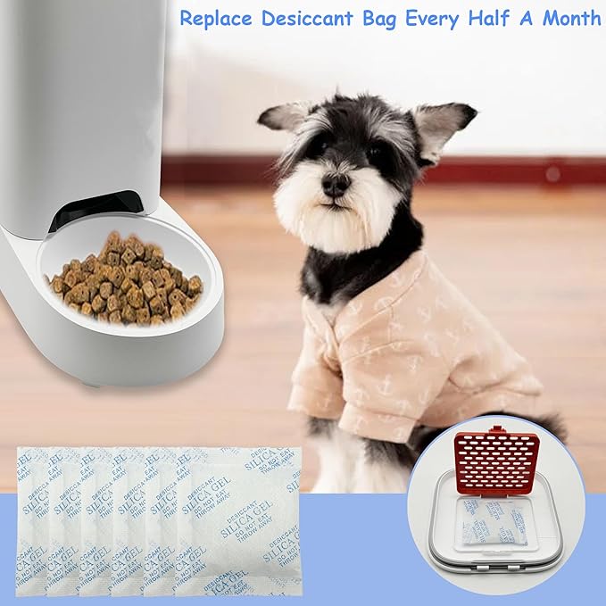 6-Pack Replacement Desiccant Bags for PETKIT Automatic Pet Feeders Cat Dog Feeders Desiccant Bag (6)