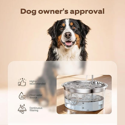Dog Water Fountain Filters: 12 Dog Fountain Filters - Pet Water Fountain Filters Replacement - Including 6 Filters + 6 Sponges - Suitable for GROOKPET Dog Water Fountain for Large Dogs