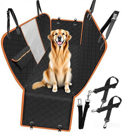 Back Seat Extender for Dogs Waterproof Pet Durable Dog Seat Cover with Seatbelt for Cars Sedan SUV Trucks in Car Accessories Dog Hammock Easy to Clean
