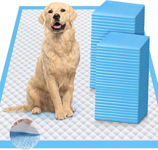 Upgraded 4XL Dog Pee Pads, 36” x 36” Extra Large Single-Pad Coverage, Designed for Multi-Dog Homes & Large Areas, Fast-Absorbing 6-Layer Training Pads with Leak-Resistant Backing, 45 Count