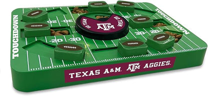 Pets First NCAA Texas A&M Large Puzzle Toy, New Size, Interactive Dog Treat & Slow Feeding Toy