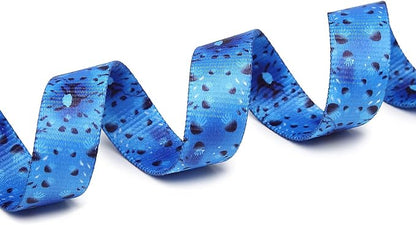 Mercano Adjustable Dog Collar - Special Design Patterns, Soft Nylon Comfortable Durable Pet Collar for Small Medium Large Dogs (S, Blue Ocean)