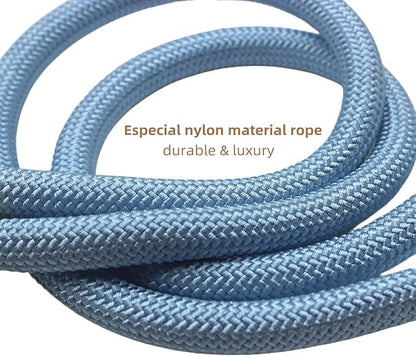 8.5ft Multifunctional Hands Free Nylon Rope Waist Dog Leash, Adjustable Shoulder Crossbody Walking Lead