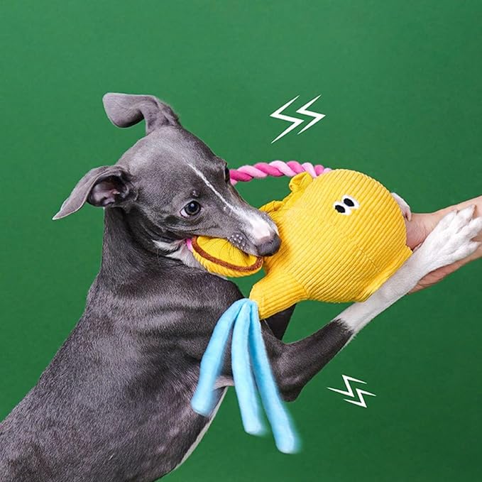Teapot Shape Dog Toy, Interactive Rope Dog Toy, Plush Dog Toys, Plush Interactive Dog Toy, Dog Toy For All Breeds, Teapot Dog Chew Toy Plush Interactive Pet Toy For Small Medium Large Breed Dog