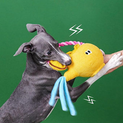 Teapot Shape Dog Toy, Interactive Rope Dog Toy, Plush Dog Toys, Plush Interactive Dog Toy, Dog Toy For All Breeds, Teapot Dog Chew Toy Plush Interactive Pet Toy For Small Medium Large Breed Dog
