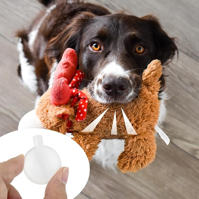 yuntop 50pcs Squeakers for Dog Toys, 30 mm Noise Maker Insert Replacement for Pet Supply Cat Toys